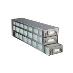 Argos Technologies Upright Freezer Drawer Rack for 96 - Deep Well  Plates, Holds 21 Plates, Stainless Steel (1 Rack)