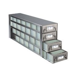 Argos Technologies Upright Freezer Drawer Rack for 96 - Deep Well  Plates, Holds 28 Plates, Stainless Steel (1 Rack)