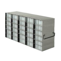 Argos Technologies Upright Freezer Rack for 96 - Well  Plates, Holds 30 Plates, Stainless Steel (1 Rack)