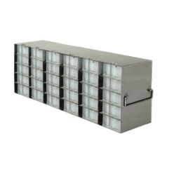 Argos Technologies Upright Freezer Rack for 96 - Well  Plates, Holds 30 Plates, Stainless Steel (1 Rack)
