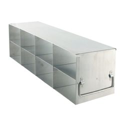 Argos Technologies Upright Freezer Rack for 3" Cryoboxes, Holds 8 Boxes, Stainless Steel, 4 x 2 (1 Rack)
