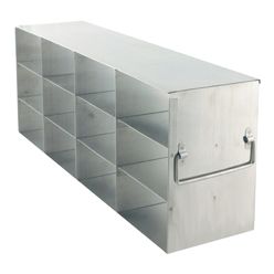 Argos Technologies Upright Freezer Rack for 3" Cryoboxes, Holds 12 Boxes, Stainless Steel, 4 x 3 (1 Rack)