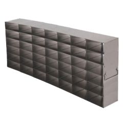 Argos Technologies Upright Freezer Rack for 25 Place Slide Boxes, Holds 42 Boxes, Stainless Steel (1 Rack)