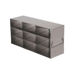 Argos Technologies Upright Freezer Rack for Matrix Boxes, Holds 9 Boxes, Stainless Steel (1 Rack)
