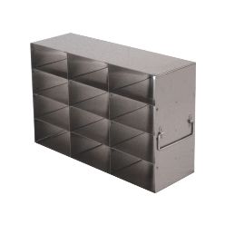 Argos Technologies Upright Freezer Rack for Matrix Boxes, Holds 12 Boxes, Stainless Steel (1 Rack)