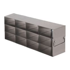 Argos Technologies Upright Freezer Rack for Matrix Boxes, Holds 12 Boxes, Stainless Steel (1 Rack)