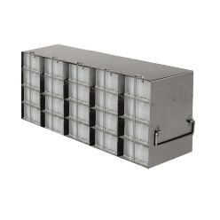 Argos Technologies Upright Freezer Rack for 96 - Well Microtube Boxes, Holds 12 Plates, Stainless Steel (1 Rack)