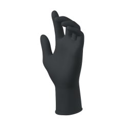 SW® MegaMan® N260882, MM-11BK Black 10.1mil Sustainable Sweat-Absorbing Nitrile Exam Gloves – 50ct-Small
