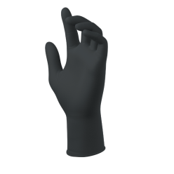 SW® MegaMan® N260884, MM-11BK Black 10.1mil Sustainable Sweat-Absorbing Nitrile Exam Gloves – 50ct-Large