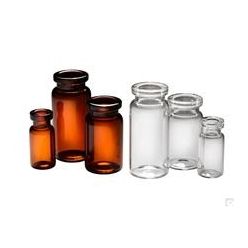 Qorpak 235278 Serum Vial, Amber, 5 mL, Borosilicate Glass,  No Cap, 21.75 x 40 mm (Case of 1200 )