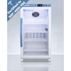 Sycamore SLSARG31PVBIADA456 2.83 Cu.Ft. ADA Height Vaccine Refrigerator, Certified to NSF/ANSI 456 Vaccine Storage Standard (1/EA)