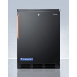 Sycamore SLSFF7LBLKTBC 24 Wide All-Refrigerator with Antimicrobial Pure Copper Handle (1/EA)