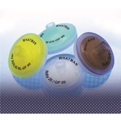 GE Life Sciences Roby Automated 10463814 Whatman Syringe Filter, 0.7 µm, 25 mm, Glass Fiber Membrane, Non-Sterile (Pack of 200), Glass Fiber, 0.7 µm, 25 mm,  Filtration Area, FLL Inlet, MLS Outlet, Natural, Non-Sterile (10463814 Whatman Syringe Filter, 0.